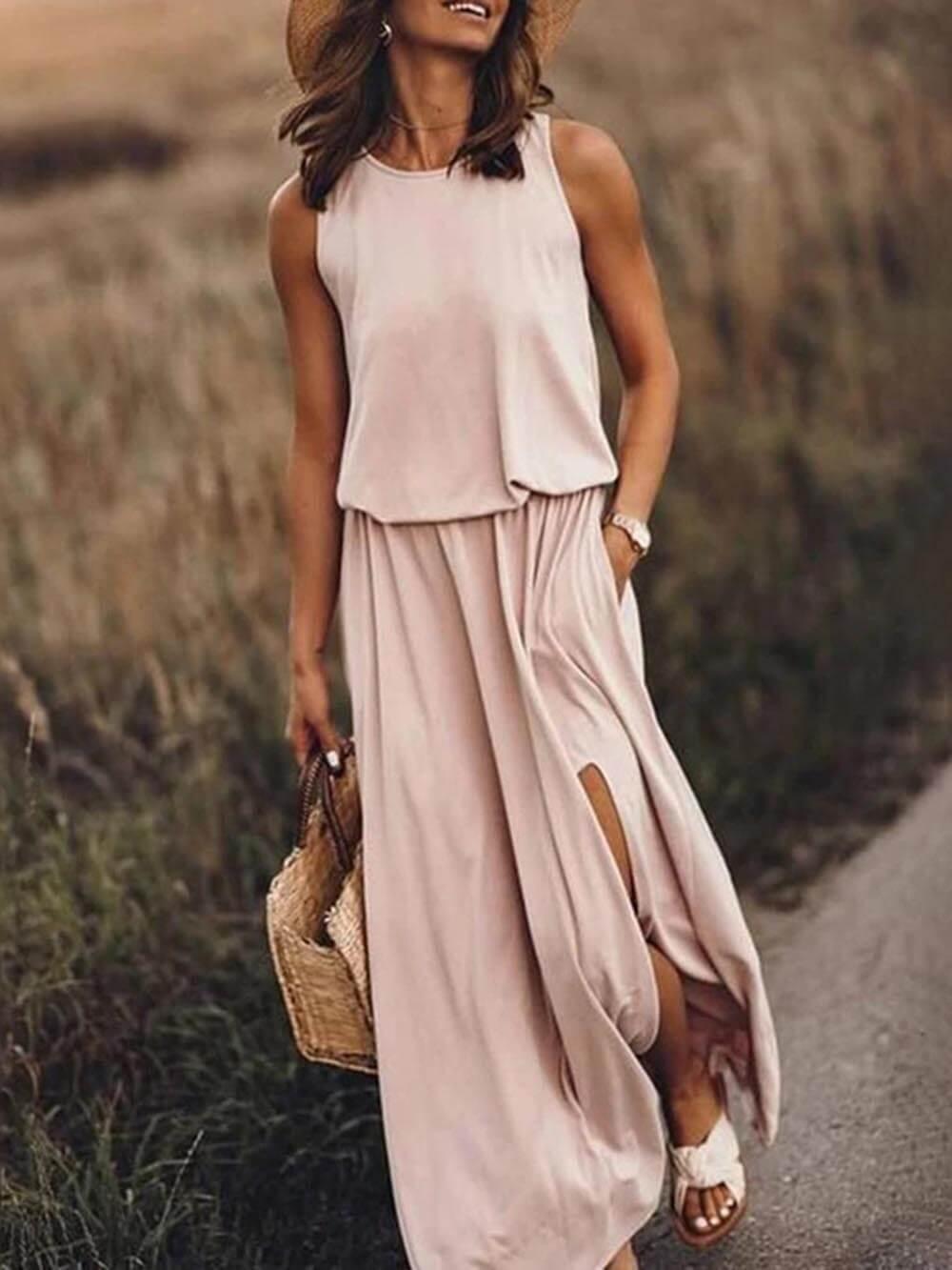 A variety of elegant and casual maxi dresses for summer